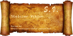 Stelczer Viktor névjegykártya